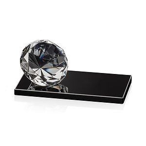 Gemstone Award on Black - Diamond