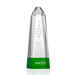 Radiant Obelisk Award - Green