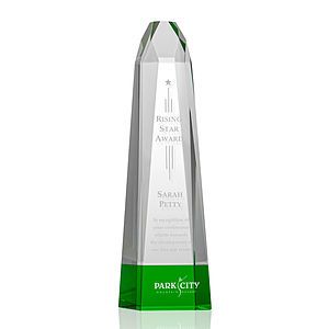 Radiant Obelisk Award - Green