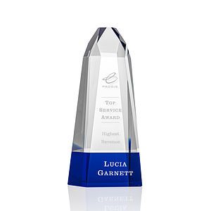 Radiant Obelisk Award - Blue