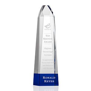 Radiant Obelisk Award - Blue