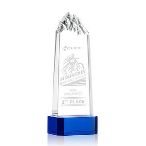 Himalayas Tower Award on Base - Blue
