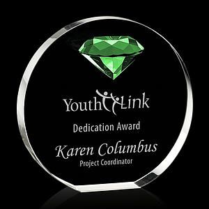 Anastasia Gemstone Award - Emerald