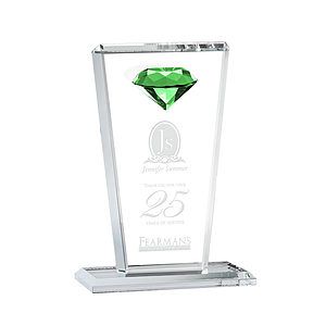 Regina Gemstone Award - Emerald
