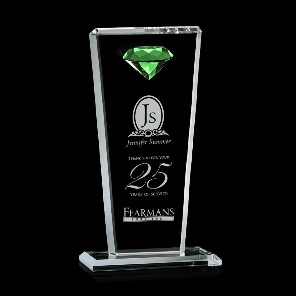 Regina Gemstone Award - Emerald