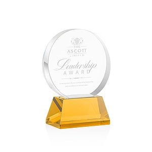 Glenwood Award on Base - Amber