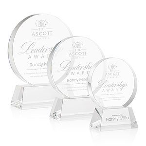 Glenwood Award on Base - Clear