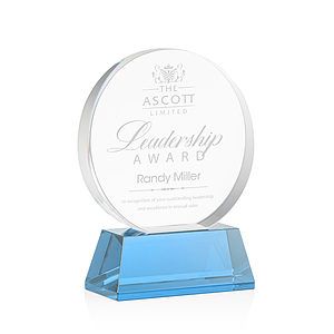Glenwood Award on Base - Sky Blue