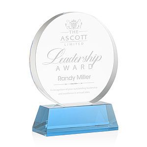 Glenwood Award on Base - Sky Blue