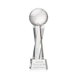 Golf Ball Award on Grafton Base - Clear