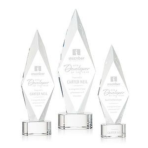 Manilow Award on Paragon Base - Clear