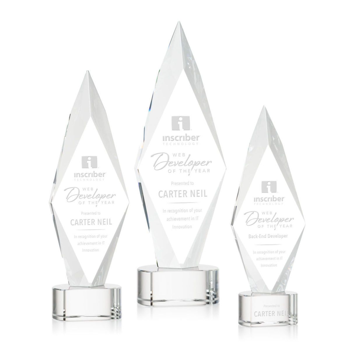 Manilow Award on Paragon Base - Clear