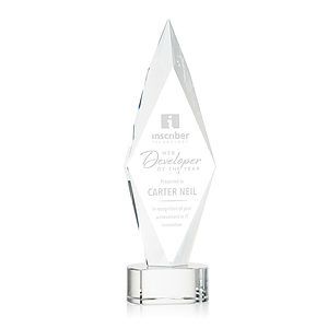 Manilow Award on Paragon Base - Clear