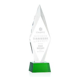 Manilow Award on Robson Base - Green