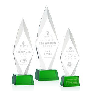 Manilow Award on Robson Base - Green