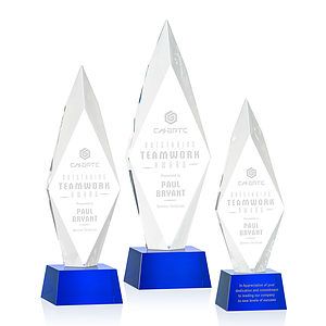 Manilow Award on Robson Base - Blue