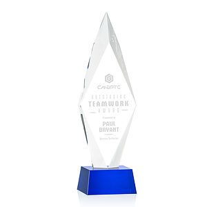 Manilow Award on Robson Base - Blue