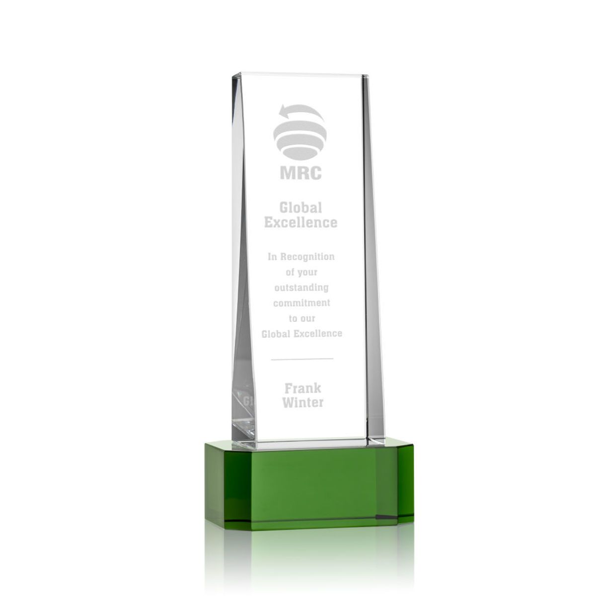 Milnerton Award on Base - Green