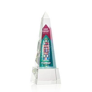 Master Obelisk VividPrint™ Award on Base - Clear