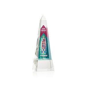 Master Obelisk VividPrint™ Award on Base - Clear