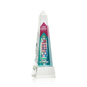 Master Obelisk VividPrint™ Award on Base - Clear