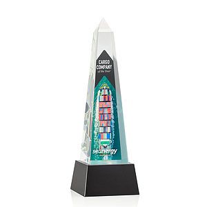 Master Obelisk VividPrint™ Award on Base - Black