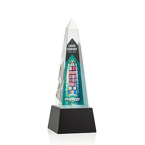 Master Obelisk VividPrint™ Award on Base - Black