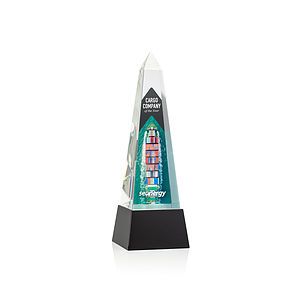 Master Obelisk VividPrint™ Award on Base - Black