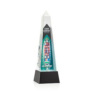 Master Obelisk VividPrint™ Award on Base - Black
