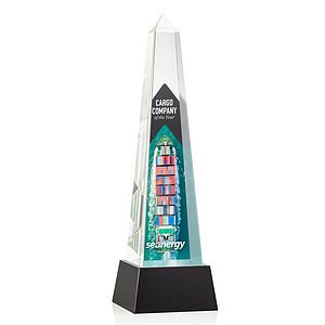 Master Obelisk VividPrint™ Award on Base - Black