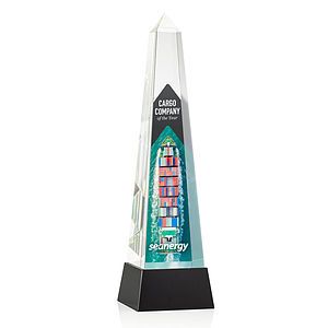 Master Obelisk VividPrint™ Award on Base - Black
