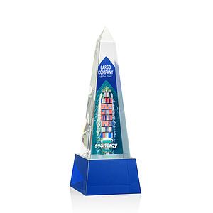 Master Obelisk VividPrint™ Award on Base - Blue