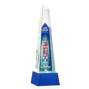 Master Obelisk VividPrint™ Award on Base - Blue