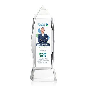 Bloomington VividPrint™ Award on Base - Clear