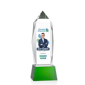 Bloomington VividPrint™ Award on Base - Green