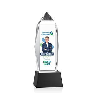 Bloomington VividPrint™ Award on Base - Black