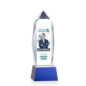 Bloomington VividPrint™ Award on Base - Blue