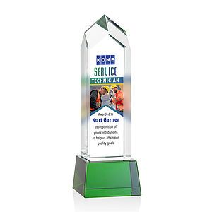 Clarington VividPrint™ Award on Base - Green