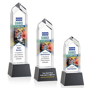 Clarington VividPrint™ Award on Base - Black