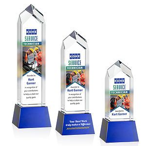 Clarington VividPrint™ Award on Base - Blue