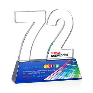 Milestone Optical VividPrint™ Award - Blue