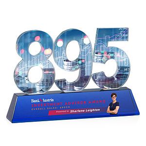 Milestone Optical VividPrint™ Award - Blue