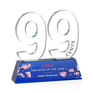 Milestone Optical VividPrint™ Award - Blue