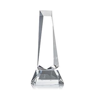 Rustern Obelisk VividPrint™ Award on Base - Clear