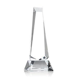 Rustern Obelisk VividPrint™ Award on Base - Clear