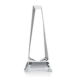 Rustern Obelisk VividPrint™ Award on Base - Clear