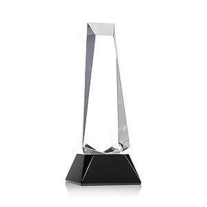 Rustern Obelisk VividPrint™ Award on Base - Black