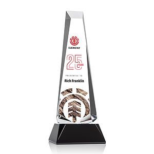 Rustern Obelisk VividPrint™ Award on Base - Black
