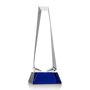 Rustern Obelisk VividPrint™ Award on Base - Blue