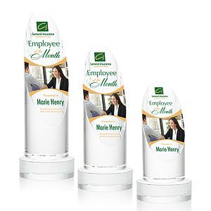 Lauder VividPrint™ Award on Base - Clear